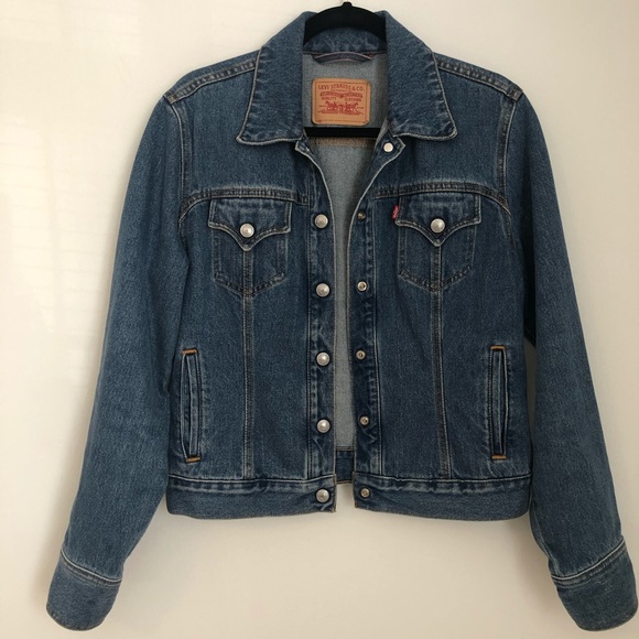 Levi’s Denim Jacket Snap Front Jean Jacket Medium